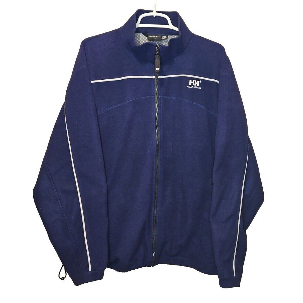 Helly Hansen Men's Navy Blue Full-Zip Performance Jacket